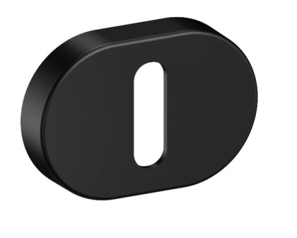 Rozeta owalna ROT B01 czarna klucz