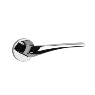 Klamka Aprile Dalia R Slim 7mm LC chrom polerowany na rozecie okrągłej Enger