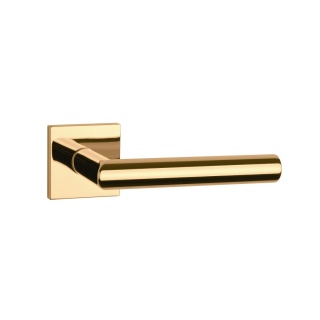Klamka Aprile Arabis Q Slim 7mm GOLD PVD złoty polerowany PVD na rozecie kwadratowej Enger