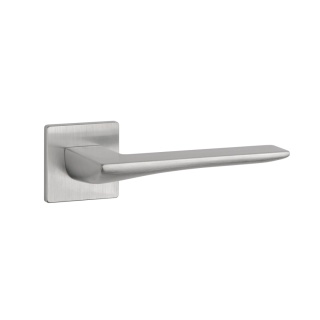 Klamka Aprile Iris Q Super Slim 5mm DSC chrom szczotkowany na rozecie kwadratowej Enger