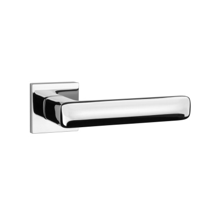 Klamka Aprile Stella Q Slim 7mm LC chrom polerowany na rozecie kwadratowej Enger