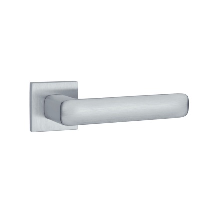 Klamka Aprile Stella Q Slim 7mm SC chrom satynowy na rozecie kwadratowej Enger