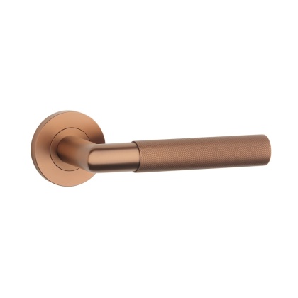 Klamka Sterk Oval 1742 Pro 8mm PN PVD miedziany PVD na rozecie okrągłej Enger