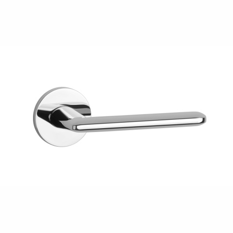Klamka Stile Ava R Slim 7mm CP chrom polerowany na rozecie okrągłej Enger
