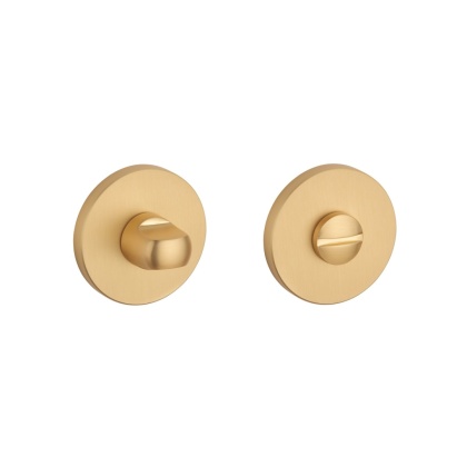 Rozeta okrągła Stile R Slim 7mm GOLD SATIN złoty matowy wc