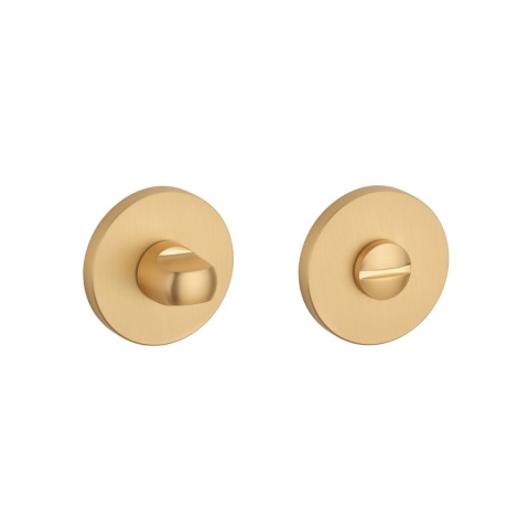 Rozeta okrągła Stile R Slim 7mm GOLD SATIN złoty matowy wc