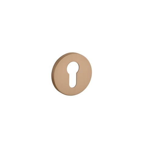 Rozeta okrągła Stile R Slim 7mm LIGHT BROWN jasny brązowy wkładka