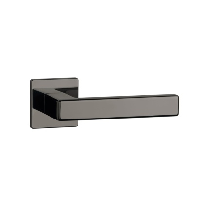 Klamka Aprile Tilia Q Super Slim 5mm US PVD antracyt polerowany PVD na rozecie kwadratowej Enger