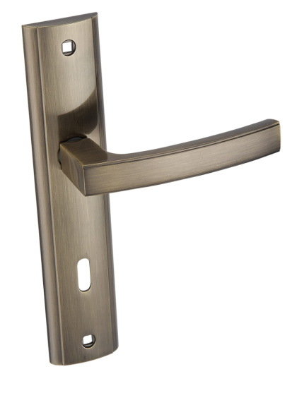 Klamka Hermes KHR 411 patyna długi szyld na klucz rozstaw 72 mm Infinity Line