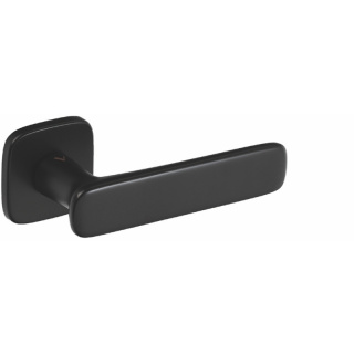 Klamka Flow czarna na rozecie kwadratowej VDS