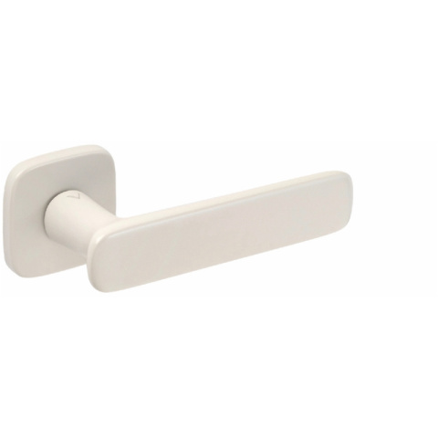 Klamka Flow ivory na rozecie kwadratowej VDS