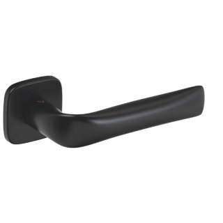 Klamka Fold czarna na rozecie kwadratowej VDS