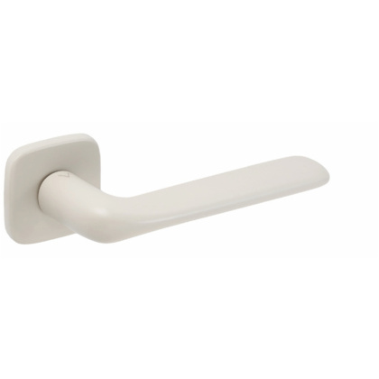 Klamka Flat ivory na rozecie kwadratowej VDS