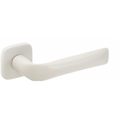 Klamka Fold ivory na rozecie kwadratowej VDS