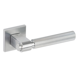 Klamka Granada fit chrom szczotkowany na rozecie kwadratowej VDS