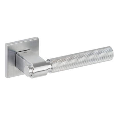 Klamka Granada fit chrom szczotkowany na rozecie kwadratowej VDS