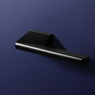 Klamka Hex fit czarna na rozecie prostokątnej VDS