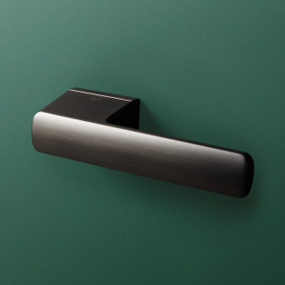 Klamka Enzo fit antracyt na rozecie prostokątnej VDS