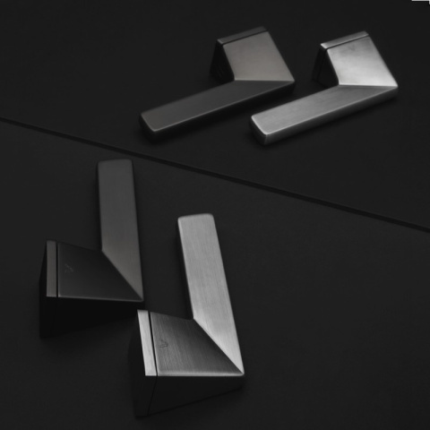 Klamka Hex fit chrom szczotkowany na rozecie prostokątnej VDS