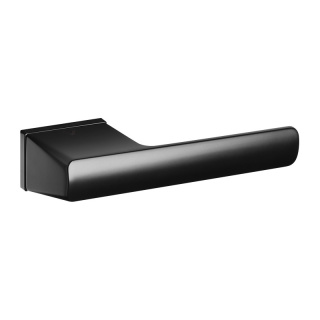 Klamka Enzo fit czarna na rozecie prostokątnej VDS