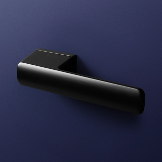 Klamka Enzo fit czarna na rozecie prostokątnej VDS