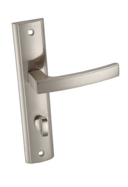 Klamka Hermes KHR 313 satyna długi szyld na wc rozstaw 72 mm Infinity Line