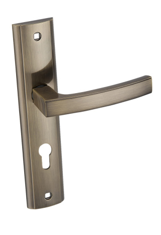 Klamka Hermes KHR 412 patyna długi szyld na wkładkę rozstaw 72 mm Infinity Line