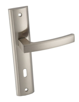 Klamka Hermes KHR 311 satyna długi szyld na klucz rozstaw 72 mm Infinity Line