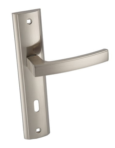 Klamka Hermes KHR 311 satyna długi szyld na klucz rozstaw 72 mm Infinity Line