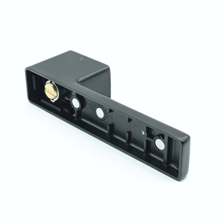 Klamka Imperia z zamknięciem fast2lock czarna na rozecie prostokątnej VDS