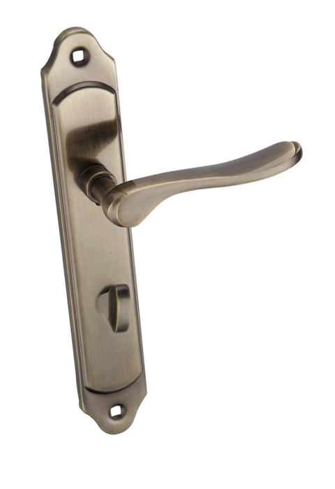 Klamka Julia KJU 413 patyna długi szyld na wc rozstaw 72 mm Infinity Line