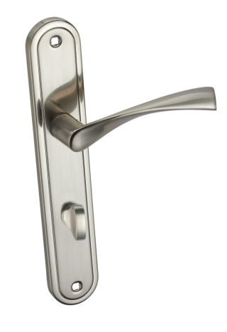 Klamka Laura KLR 313 satyna długi szyld na wc 72 mm Infinity Line