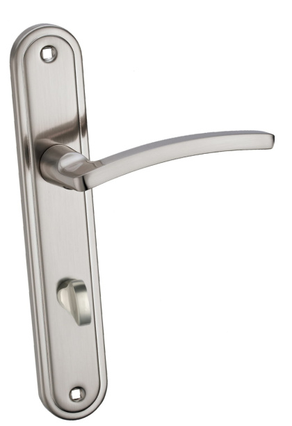 Klamka Lena KLN 313 satyna długi szyld na wc 72 mm Infinity Line