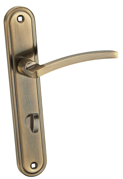 Klamka Lena KLN 413 patyna długi szyld na wc 72 mm Infinity Line