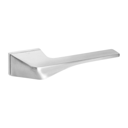 Klamka Livorno fit chrom szczotkowany na rozecie prostokątnej VDS