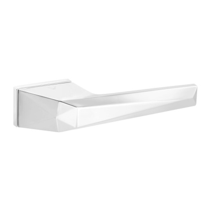 Klamka Veris fit chrom na rozecie prostokątnej VDS