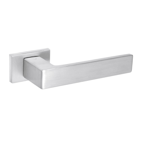 Klamka Stark fit chrom szczotkowany na rozecie prostokątnej VDS