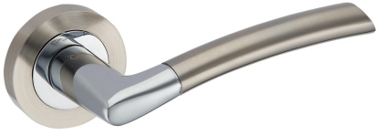 Klamka Dalia KDL O 100 chrom/satyna na rozecie okrągłej Infinity Line