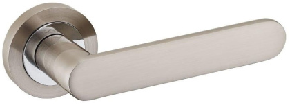 Klamka Wenus KWU O 100 chrom/satyna na rozecie okrągłej Infinity Line