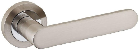 Klamka Wenus KWU O 100 chrom/satyna na rozecie okrągłej Infinity Line