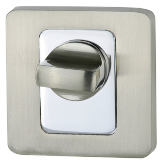 Rozeta kwadratowa R62 nikiel-satyna/chrom wc