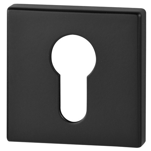 Rozeta kwadratowa R67 czarna wkładka