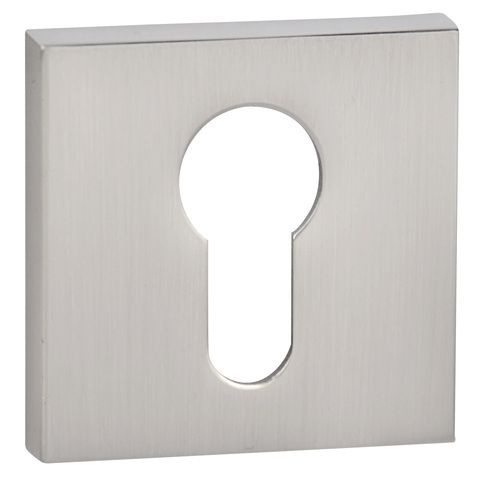 Rozeta kwadratowa R67 nikiel-satyna wkładka