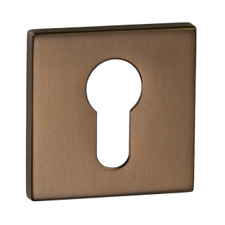 Rozeta kwadratowa R67F brąz-satyna wkładka