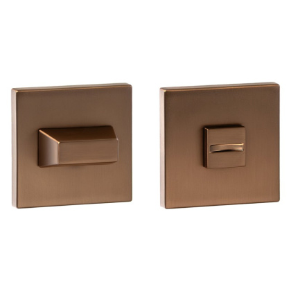 Rozeta kwadratowa R67F Slim brąz-satyna wc