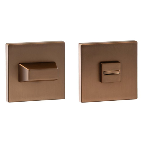 Rozeta kwadratowa R67F Slim brąz-satyna wc