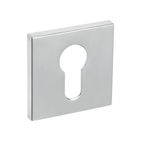 Rozeta kwadratowa R67F chrom-satyna wkładka