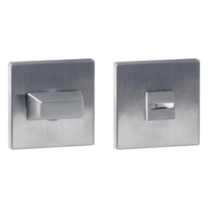 Rozeta kwadratowa R67F Slim chrom szczotkowany wc