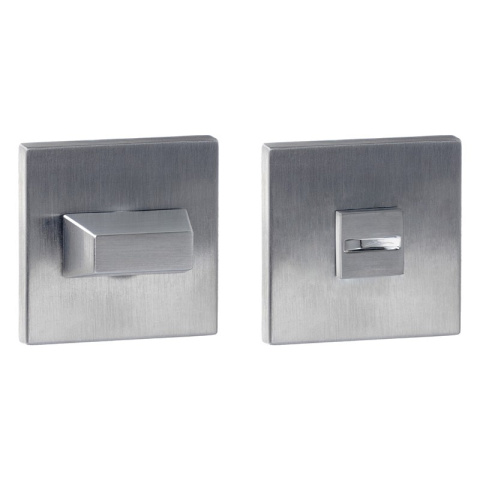 Rozeta kwadratowa R67F Slim chrom szczotkowany wc