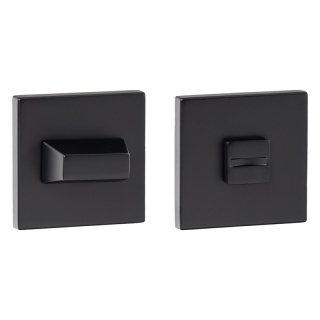 Rozeta kwadratowa R67F Slim czarna wc